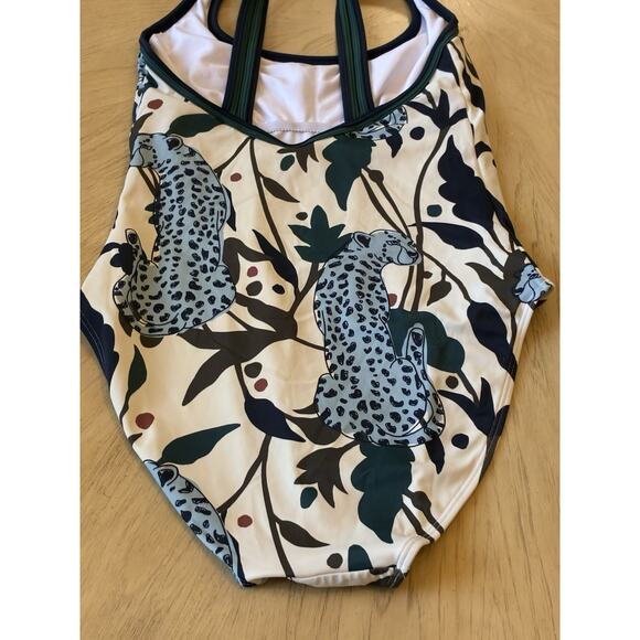 Boden Swimsuit cheetah jaguar leopard Jungle Print Women’s 10 One Piece Resort - Picture 9 of 12